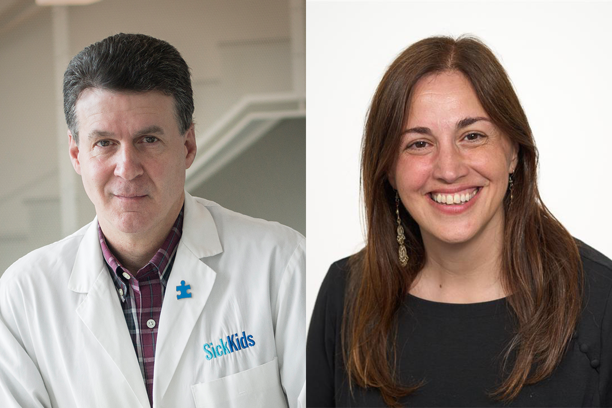 Headshots of Drs. Stephen Scherer and Evdokia Anagnostou