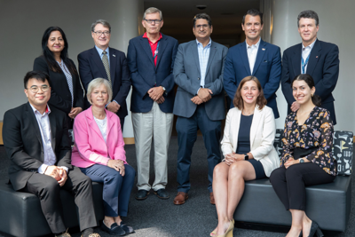 MP Sonia Sidhu, Dave Prowten, Dr. Felix Ratjen, Dr. Farid Mahmud, PS Adam van Koeverden, Dr. Stephen Scherer, Frank Ong, Dr. Diane Wherrett, Jessica Diniz, Brittany Marbain