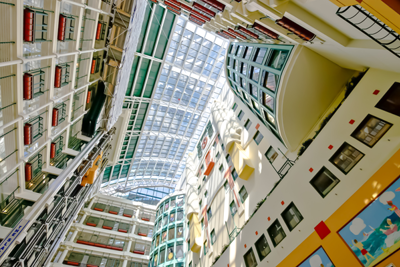 SickKids hospital atrium interior